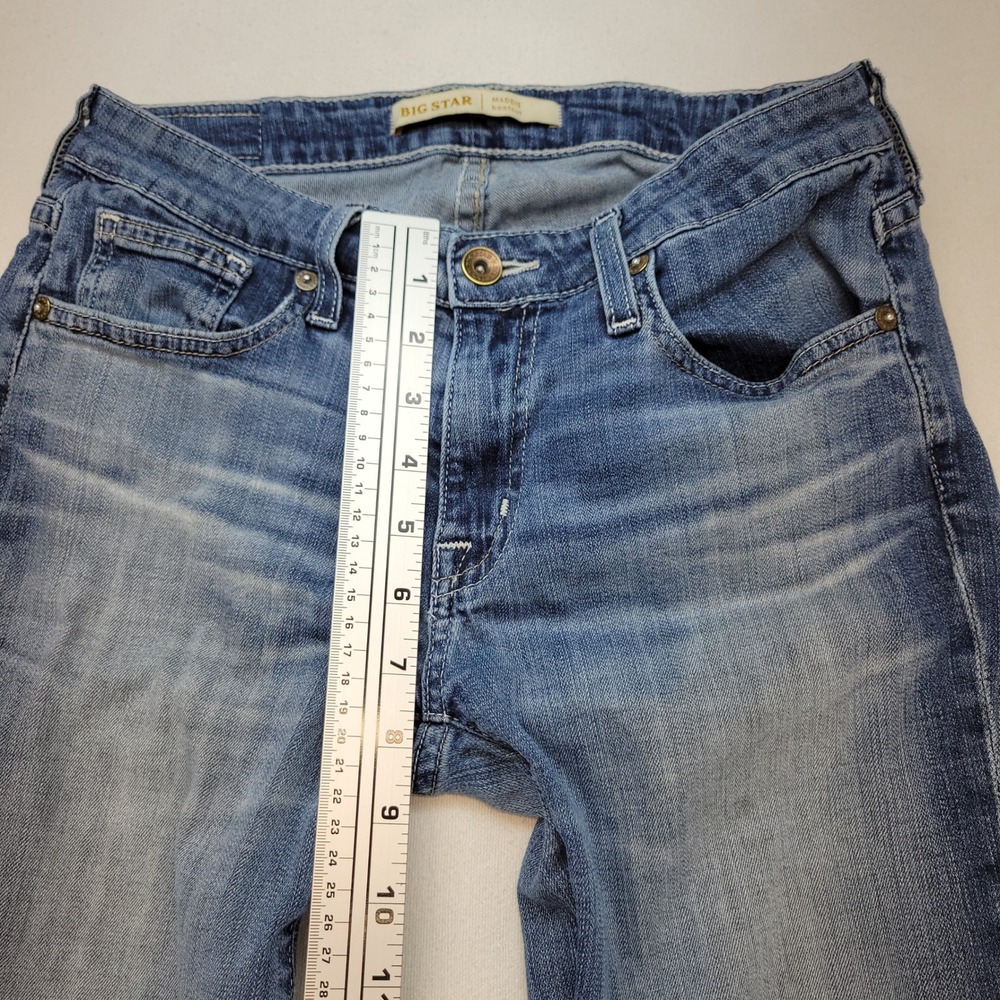 Big Star Maddie Bootcut Jeans Womens 26R Blue Denim Mid Rise Stretch - Picture 11 of 15